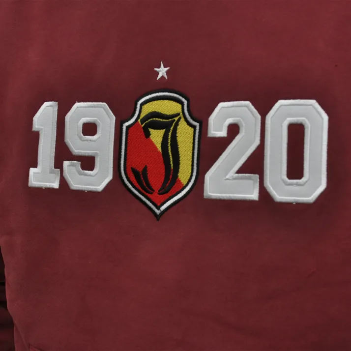 Bluza z kapturem bordowa 1920