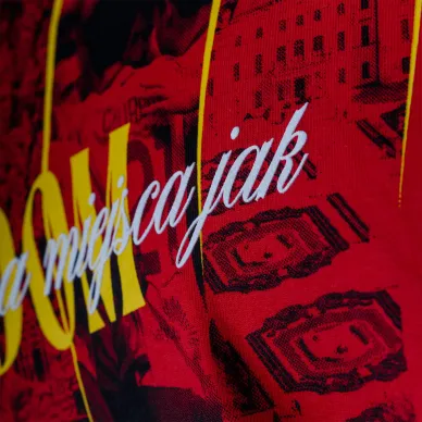 Koszulka czerwona "DOM" 2