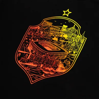 Koszulka czarna klasyczna herb miasto 2