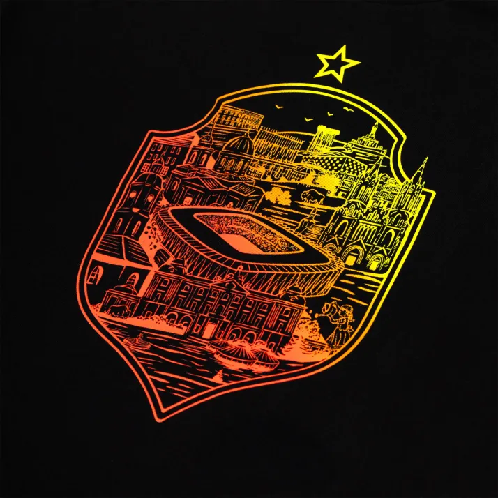 Koszulka czarna klasyczna herb miasto