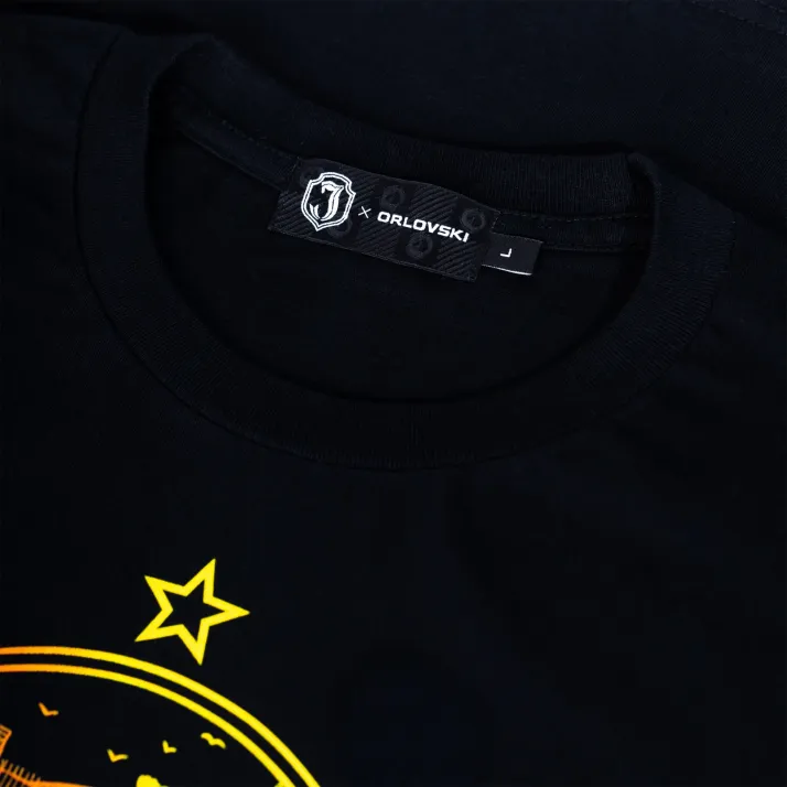 Koszulka czarna klasyczna herb miasto