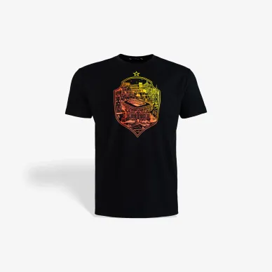 Koszulka czarna klasyczna herb miasto