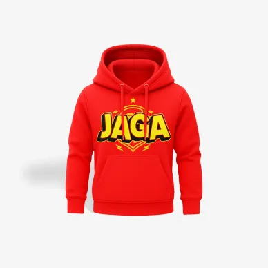 Bluza z kapturem dziecięca czerwona JAGA HERB