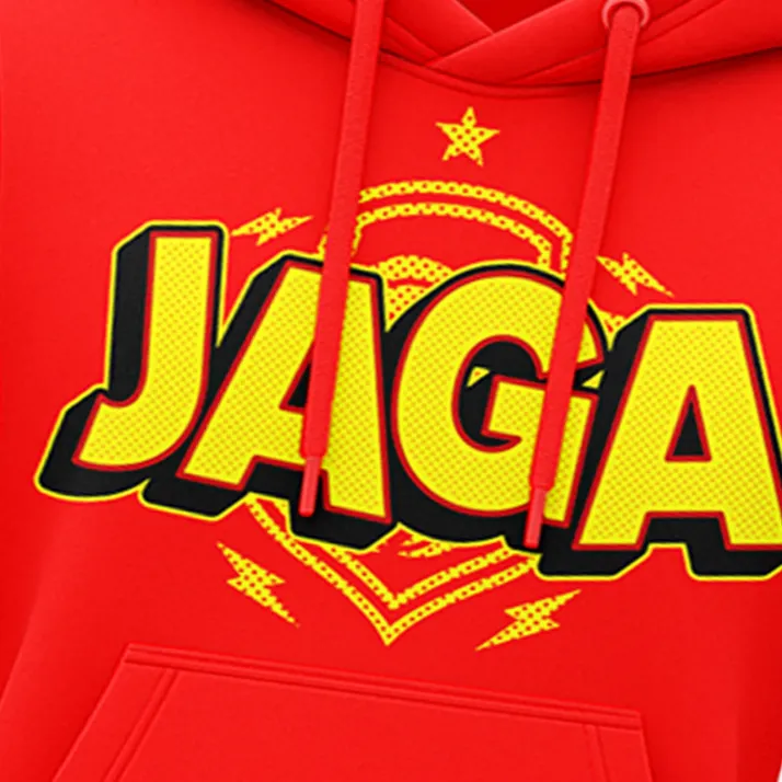 Bluza z kapturem dziecięca czerwona JAGA HERB