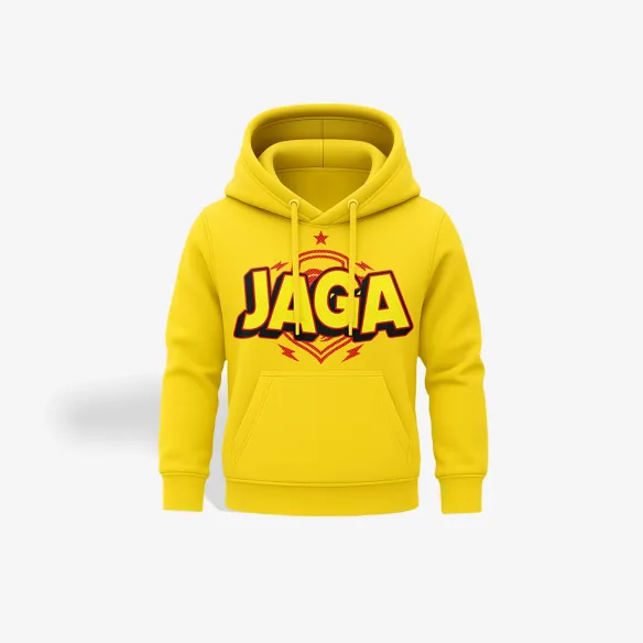 Bluza z kapturem dziecięca żółta JAGA HERB