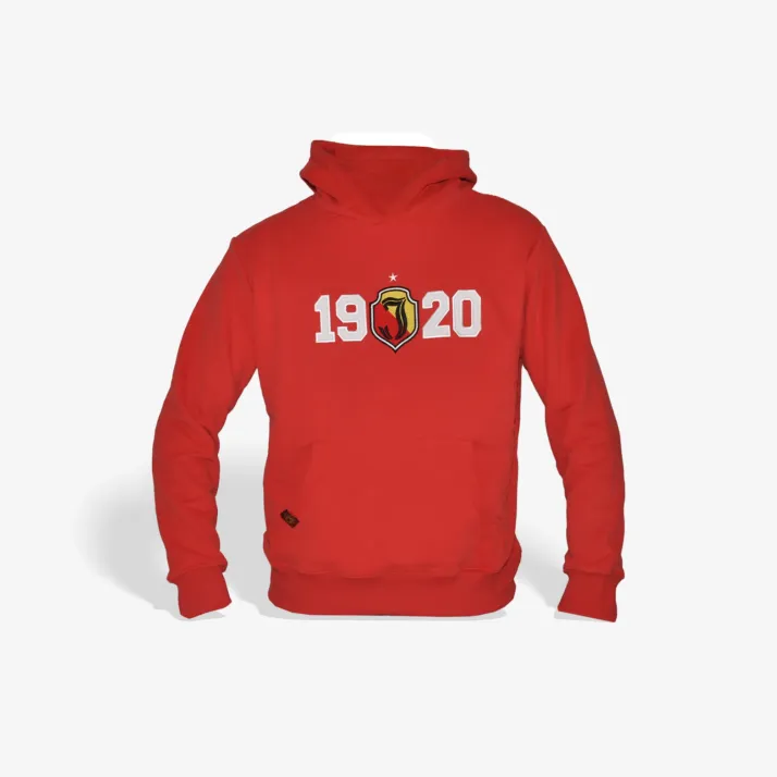 Bluza z kapturem czerwona 1920