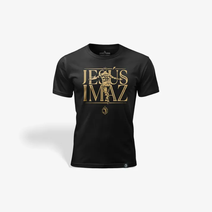 Koszulka IMAZ 11 złoty napis czarna