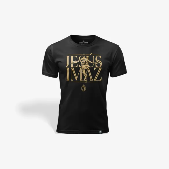 Koszulka IMAZ 11 złoty napis czarna