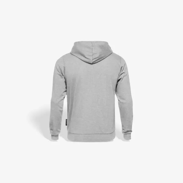 Bluza z kapturem na zamek szara herb kolor Base Line