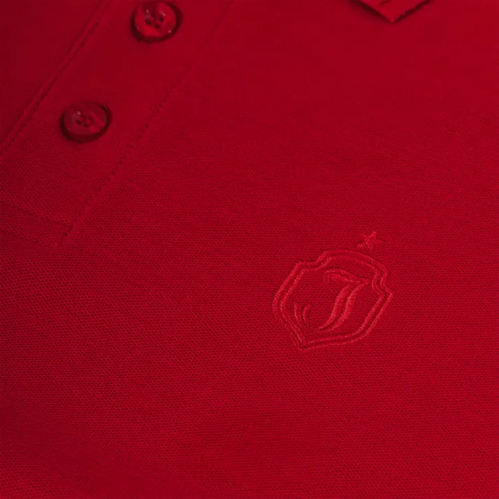 Koszulka polo czerwona herb mono