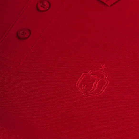 Koszulka polo czerwona herb mono