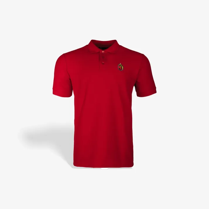 Koszulka polo czerwona herb kolor