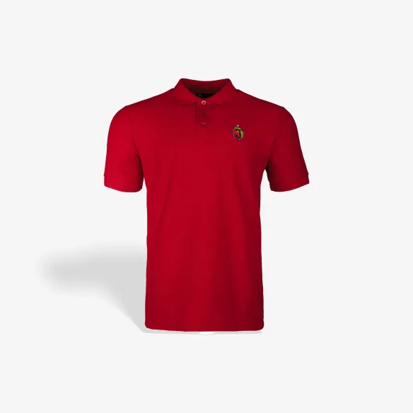 Koszulka polo czerwona herb kolor