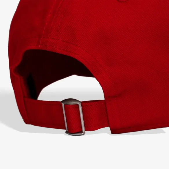 Czapka z daszkiem czerwona herb