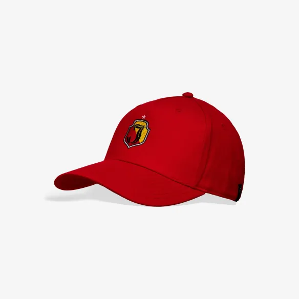 Czapka z daszkiem czerwona herb