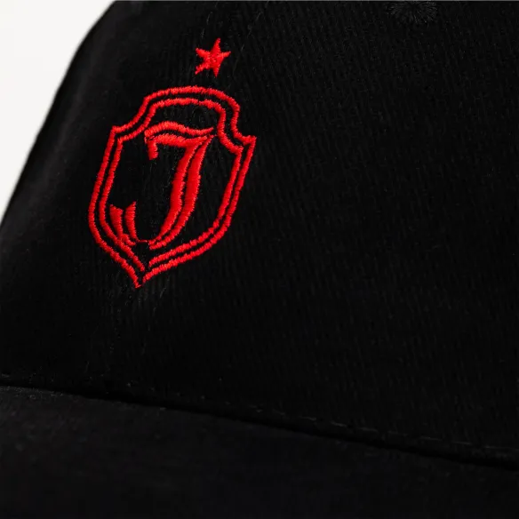 Czapka z daszkiem dziecięca czarna herb