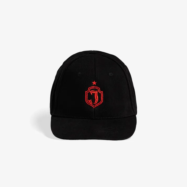 Czapka z daszkiem dziecięca czarna herb