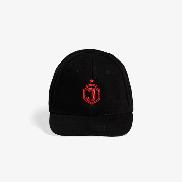 Czapka z daszkiem dziecięca czarna herb