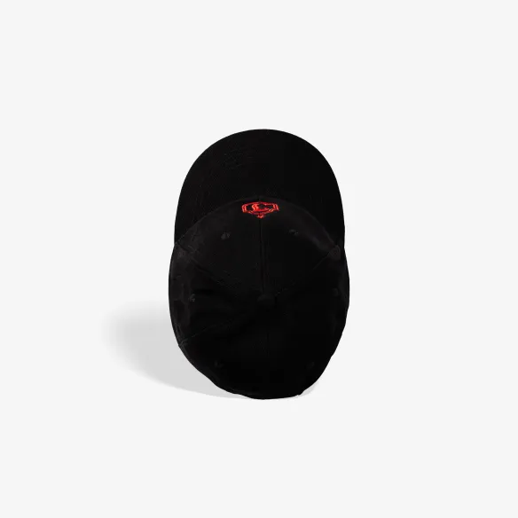 Czapka z daszkiem dziecięca czarna herb