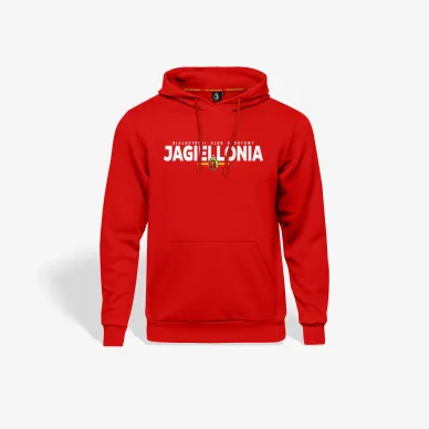 Bluza z kapturem BKS czerwona