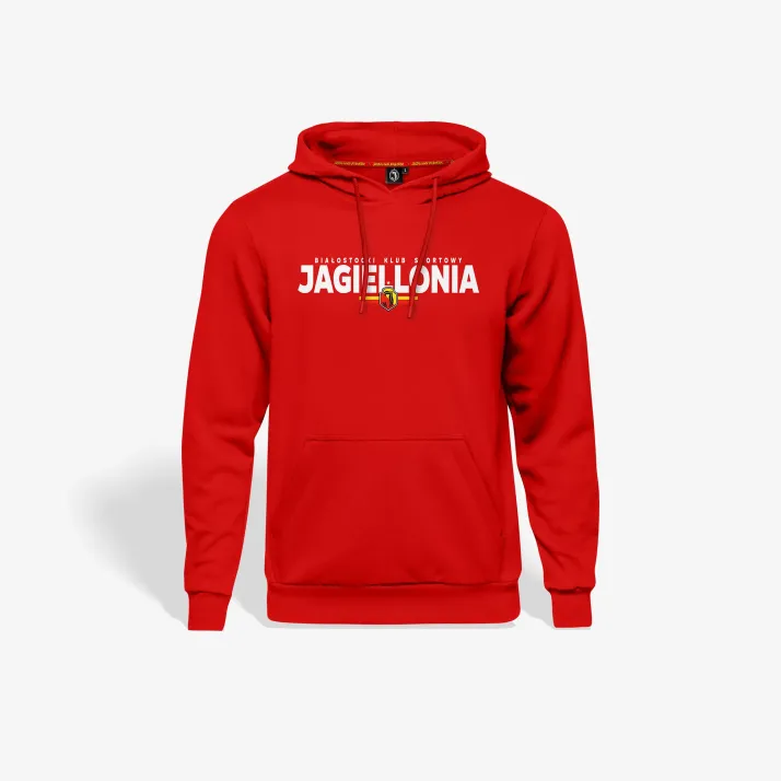 Bluza z kapturem BKS czerwona