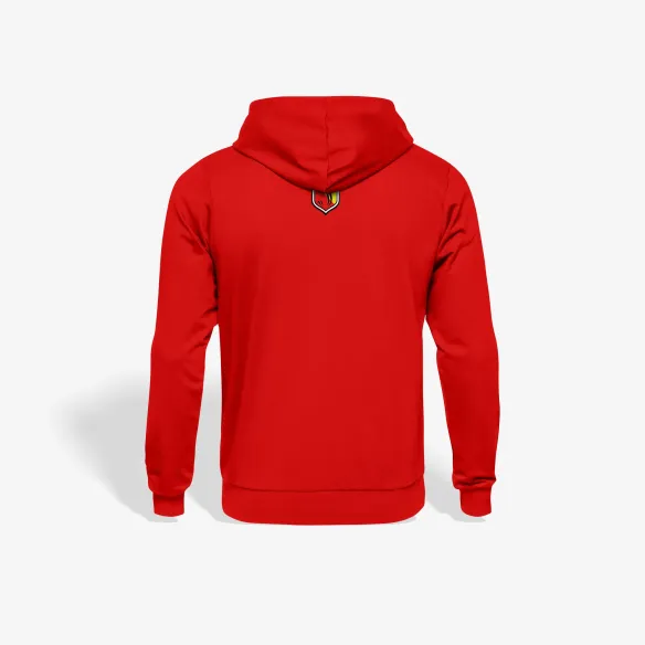 Bluza z kapturem BKS czerwona