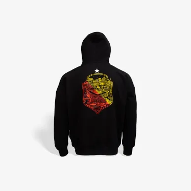 Bluza oversize czarna herb miasto 2