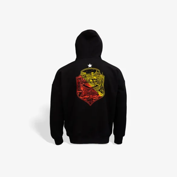 Bluza oversize czarna herb miasto