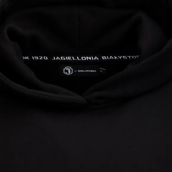 Bluza oversize czarna herb miasto