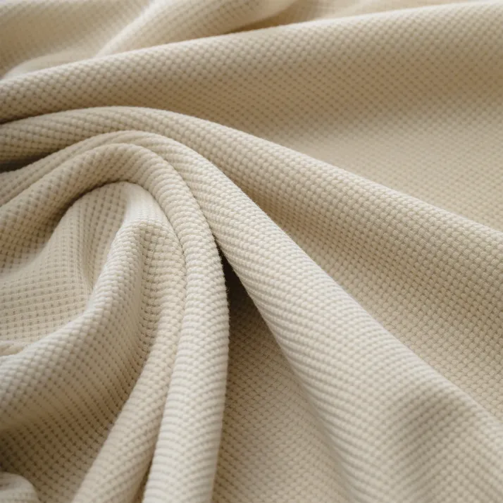 Koszulka polo waffle beżowa