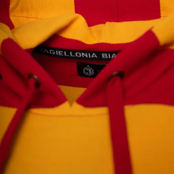 Bluza z kapturem pasiak