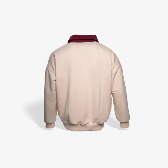 Bluza polo beżowa