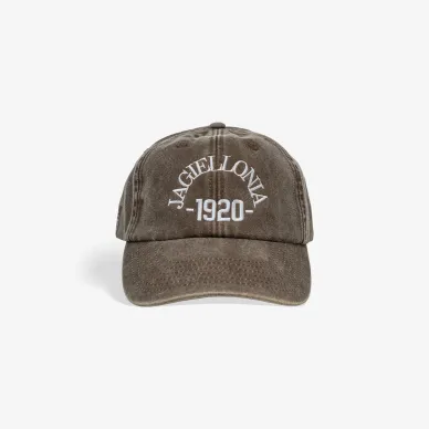 Czapka z daszkiem Vintage szara