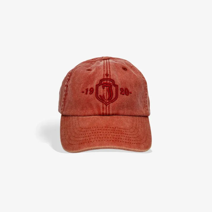 Czapka z daszkiem Vintage pomarańczowa