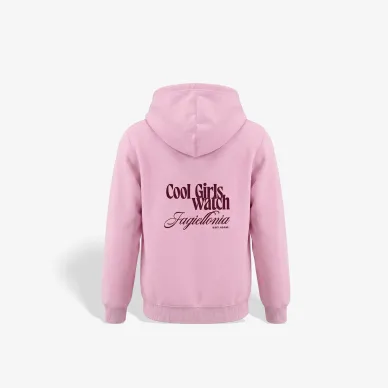 Bluza z kapturem różowa Cool Girls kid 2