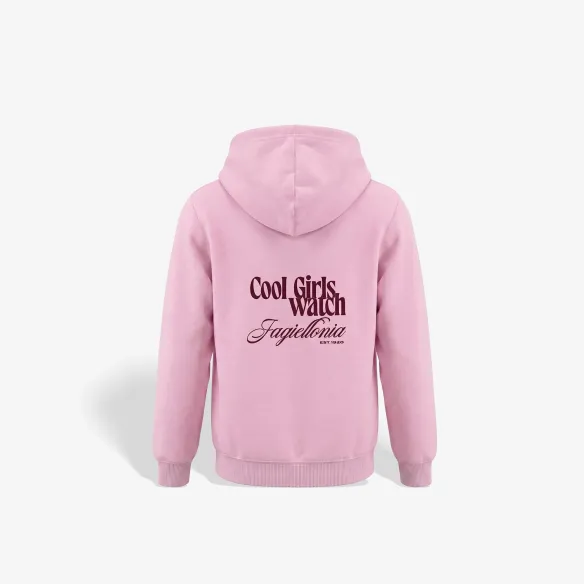 Bluza z kapturem różowa Cool Girls kid
