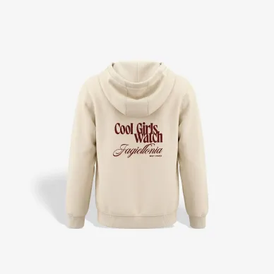 Bluza z kapturem kremowa Cool Girls kid 2
