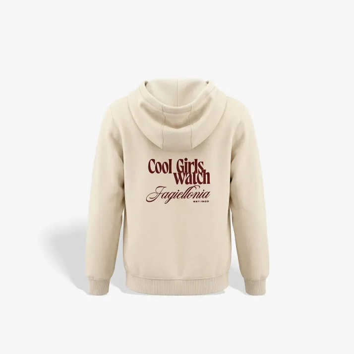 Bluza z kapturem kremowa Cool Girls kid