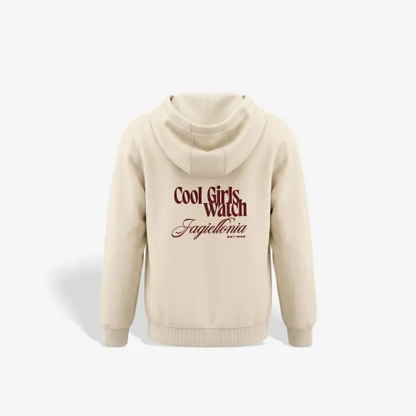 Bluza z kapturem kremowa Cool Girls kid