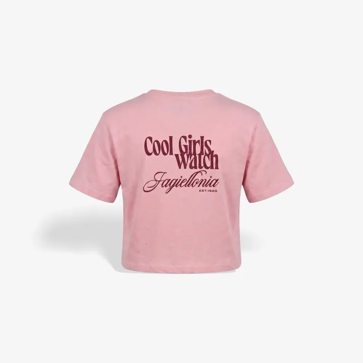 Koszulka różowa crop top Cool Girls kid