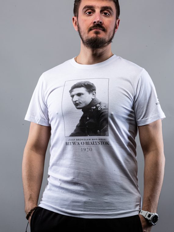 Koszulka biała Bitwa Białostocka Marjański